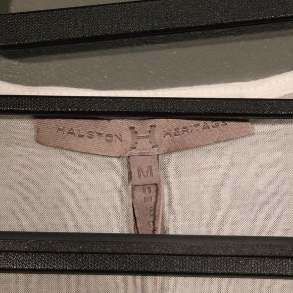 NWT Halston Heritage X Revolve Drapey Rolled Hem Tank in Ivory - Picture 8 of 10